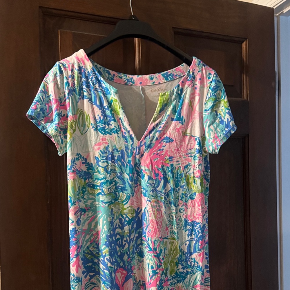 Lilly Pulitzer Colorful Floral Tunic Dress